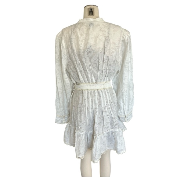 Hemant & Nandita Anvi Waist Tie Mini Dress XL - Picture 4 of 6